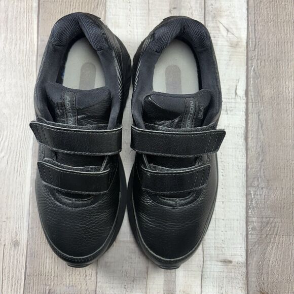 Brooks Addiction Walker V-Strap 2 Womens 7.5 Walking Shoes Sneakers Triple Black - Picture 4 of 12